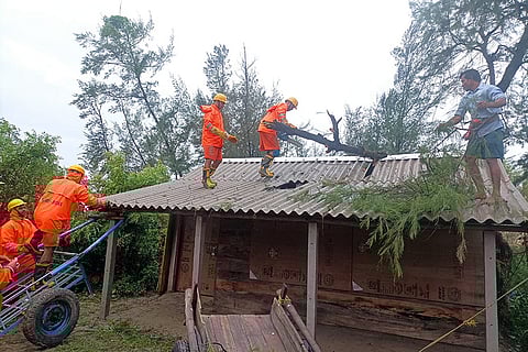 Aftermath of Cyclone Remal in South 24 Parganas